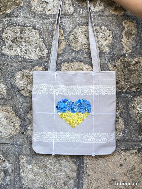 Sac shopping fait à la main (image 1)