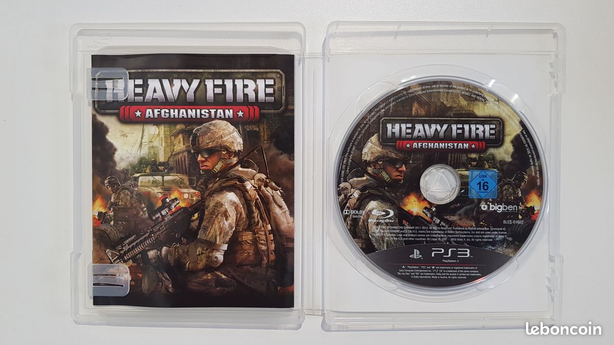 Jeu PS3 Heavy Fire: Afghanistan - Bon état - Compatible PlayStation 3