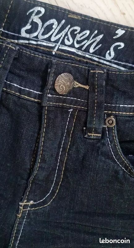Beau pantalon jeans marque Boysen's taille 36 (image 11)