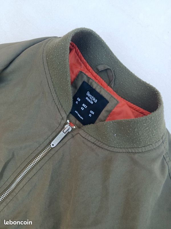 Veste kaki style aviateur (image 3)