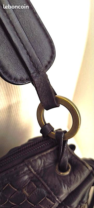 Sac Lancel en Cuir Tressé Porté Epaule ou Main (image 3)