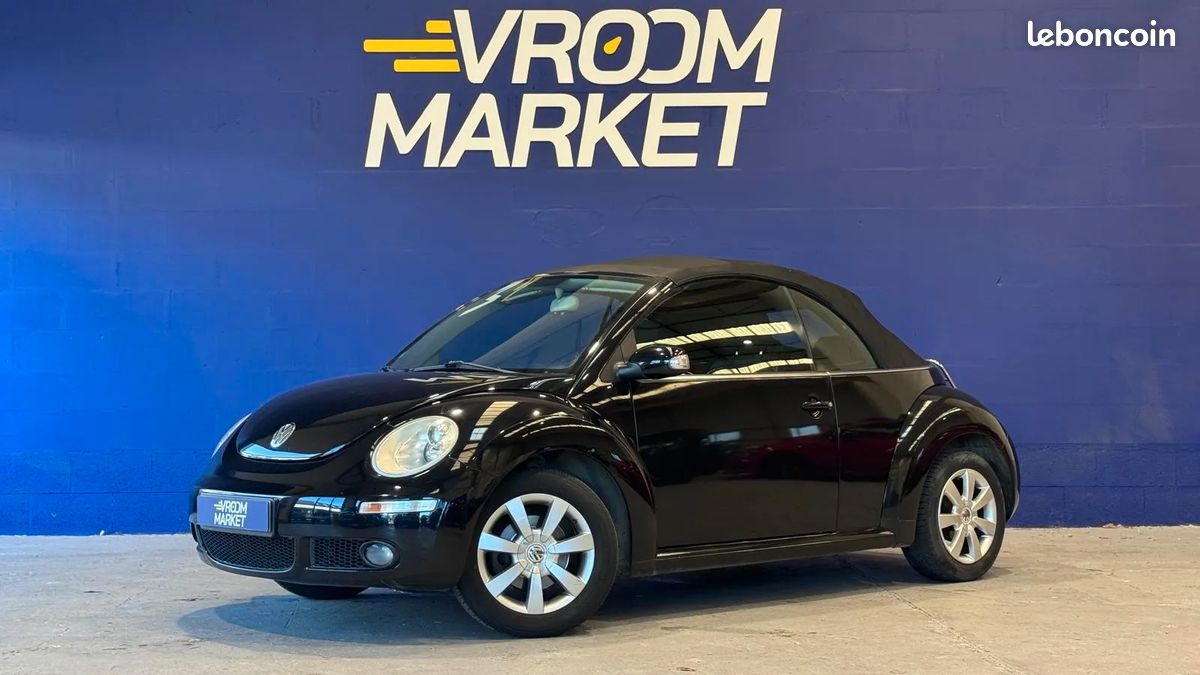 Volkswagen New Beetle Cabriolet 1.6 102ch - Distribution neuve - Rien à prévoir - Sièges chauffants - Climatisation - Radar de recul (image 1)