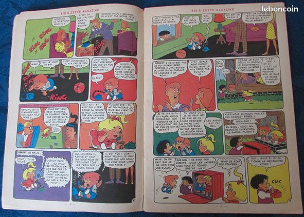 Bande dessinée Bib et Zette - 1971 (image 2)