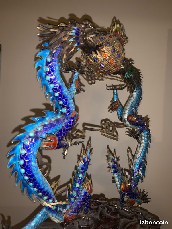 Anciens dragons en émail cloisonné (image 2)