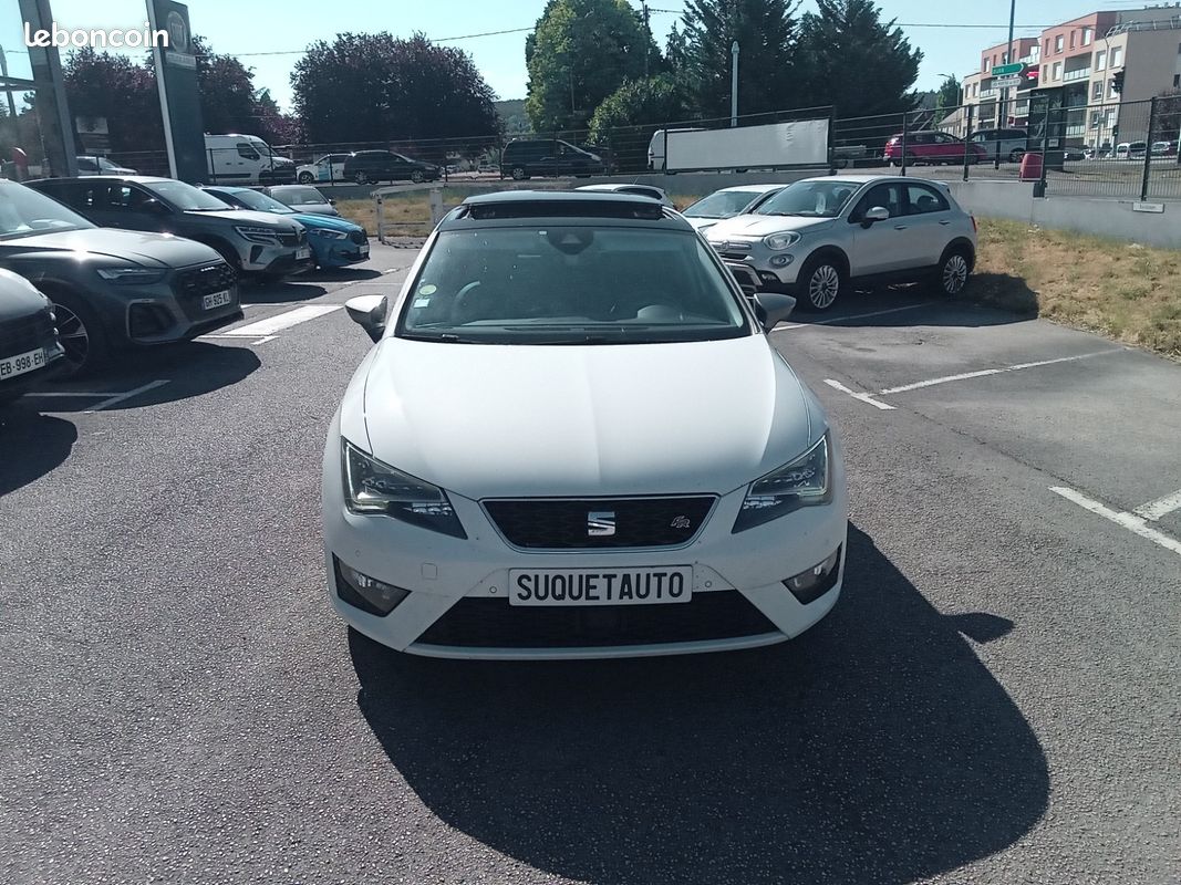 SEAT LEON 2.0 TDI 150 Start/Stop DSG6 FR / VENTE DESTINÉE UNIQUEMENT A PROFESSIONNEL DE L'AUTOMOBILE (image 2)