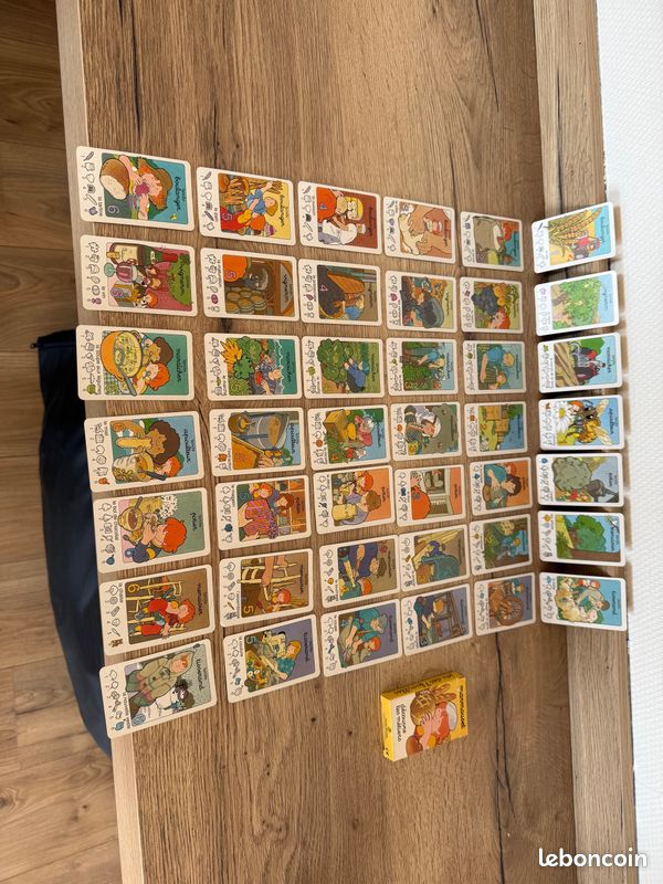 Objets de collection - Ensemble jeux des 7 familles (MARMOUSET, ECOLO, ELEPHANT BLEU, BONNE NUIT LES PETITS) + jeu de 54 cartes TARZAN DISNEY (image 4)
