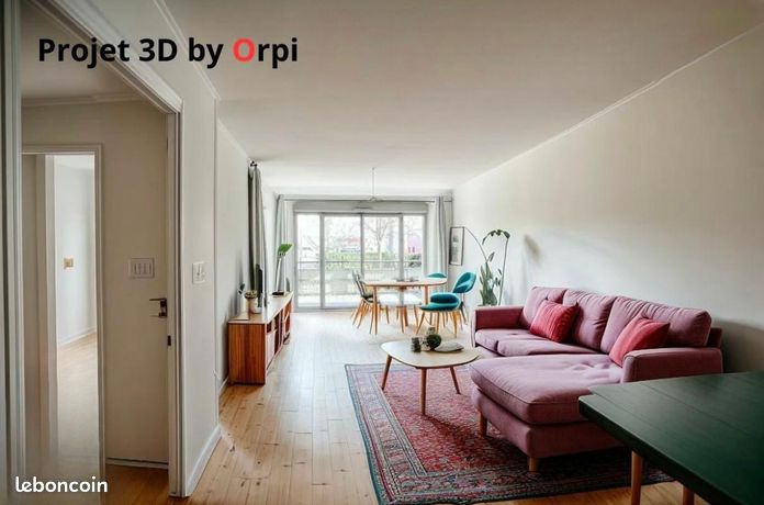 Appartement 2 pièces 54 m²