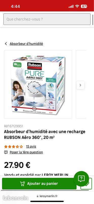 Déshumidificateur d'air à pastille leroy merlin (image 2)