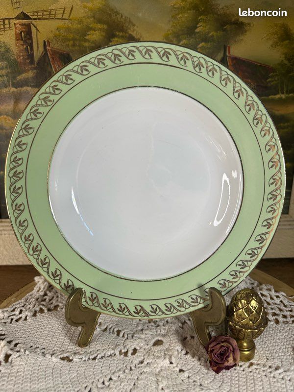 Assiettes creuses Amandinoise Celadon (image 4)