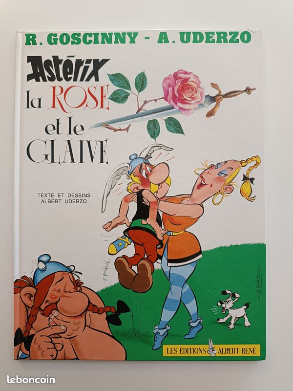 Asterix "la rose et le glaive" EO par Goscinny et Uderzo (image 1)