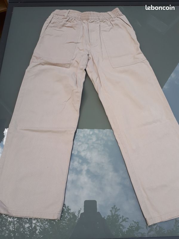 Pantalon beige 10ans (image 1)