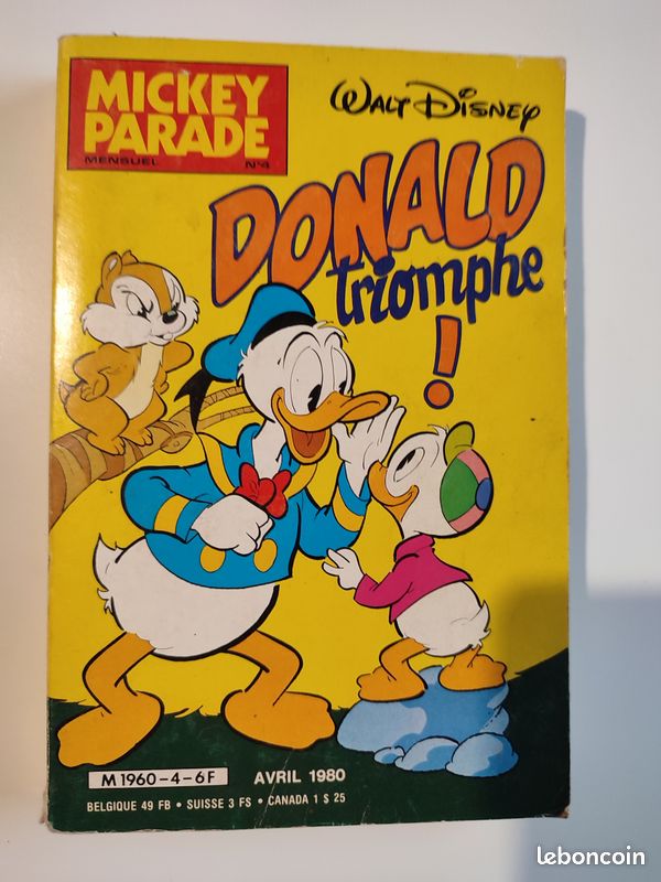 Mickey Parade n°4 de 1980 - Donald triomphe (image 1)