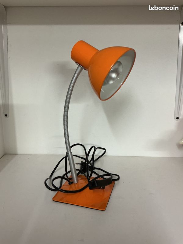 Lampe Orange Ikea Vintage 1990 - Décoration