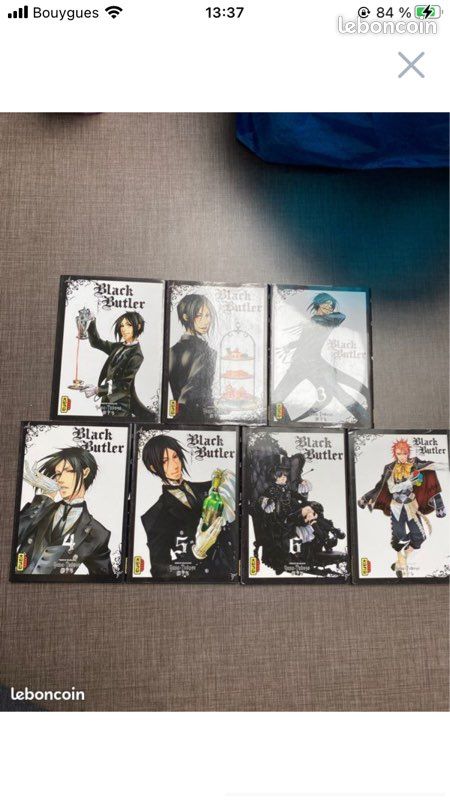Manga Black Butler Tome 1 à 7 (image 1)