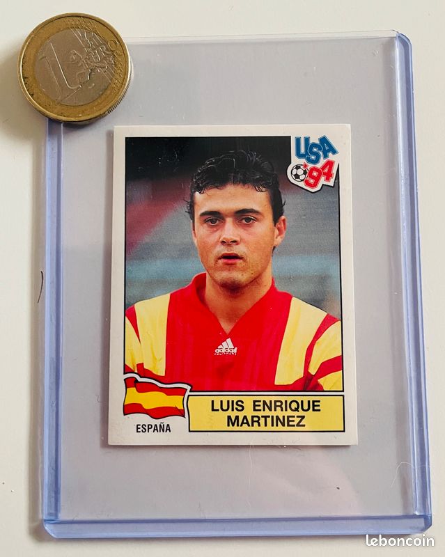 Autocollant Panini – Luis Enrique Martinez – Coupe Du Monde France 98