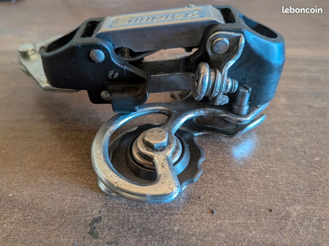 Dérailleur Arrière Vélo Vintage SIMPLEX PRESTIGE - Fabriqué En France - Acier - Pour Vélo De Route