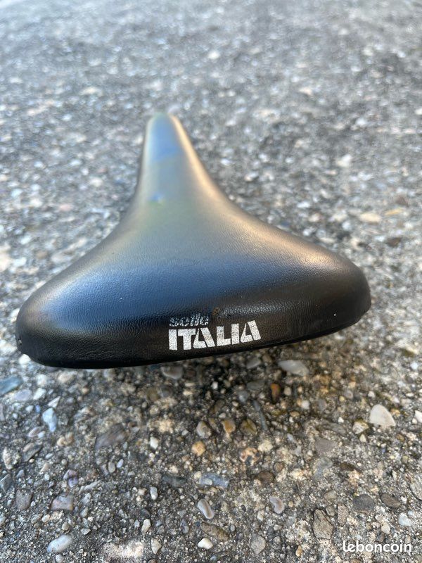 Selle Vélo Vintage Selle Italia Rayures Bleues - NOS (New Old Stock