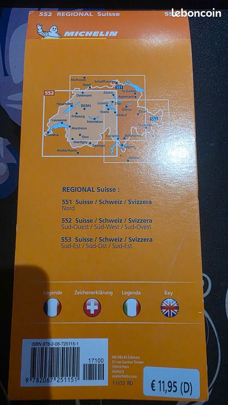Carte de la SUISSE (image 2)