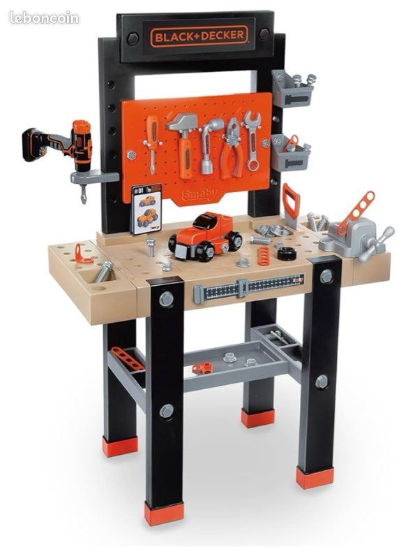 Smoby - Black+Decker - Etabli Bricolo Center - Jouet Bricolage Enfant (image 4)