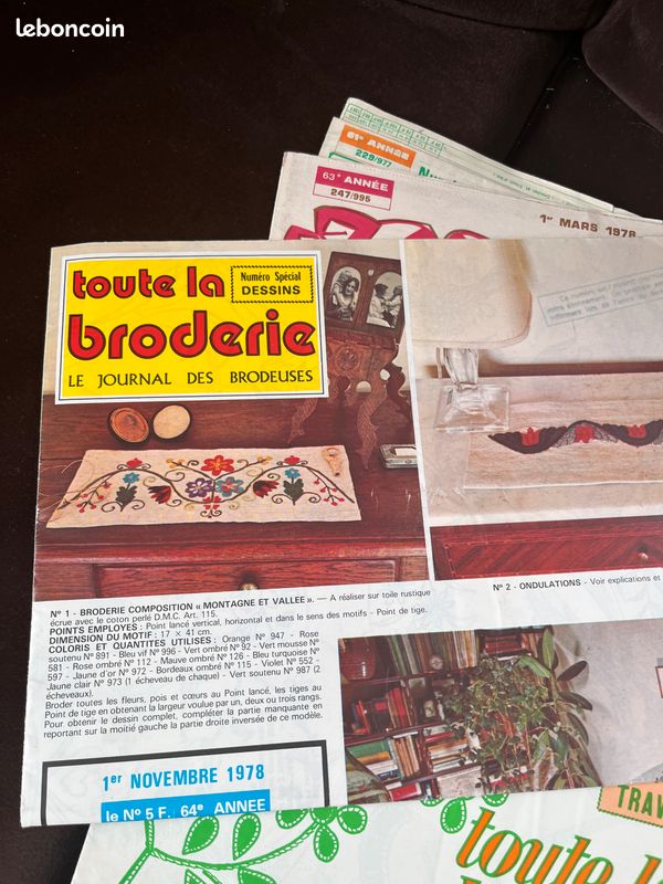 Revues broderie vintage (image 3)