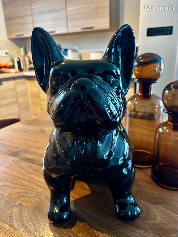 Grande Statue Bouledogue Anglais 140 Cm - Décoration Intérieure/Extérieure