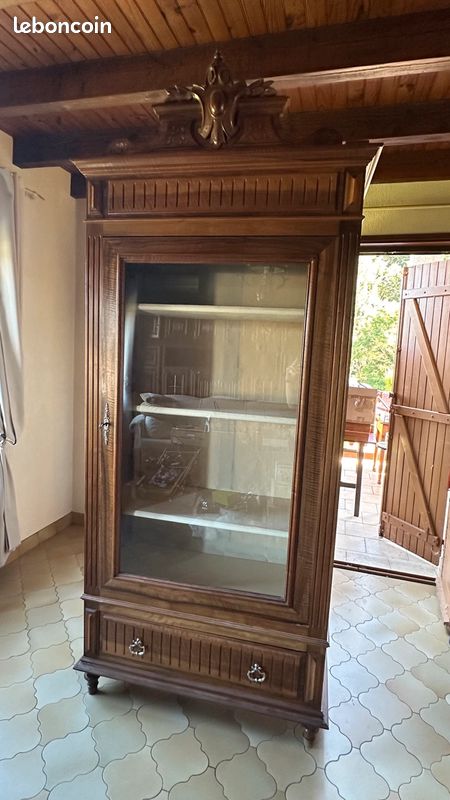Armoire vitrée style bonnetière (image 1)