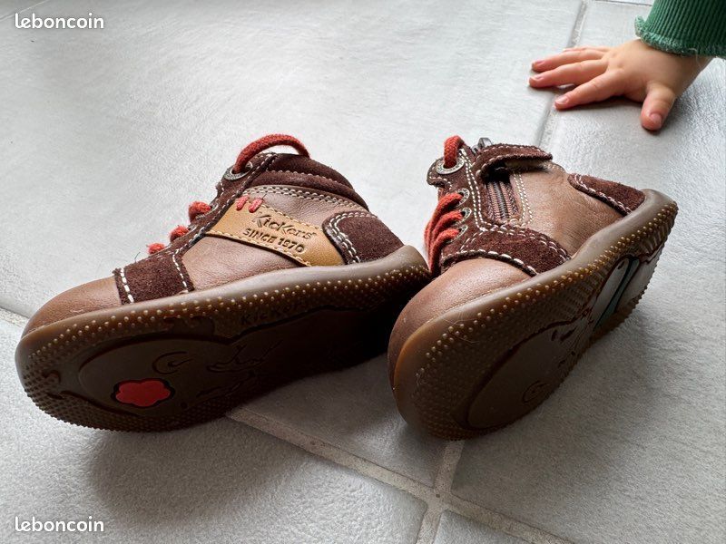 Chaussures Bébé Kickers Bakari marron taille 19 (image 3)