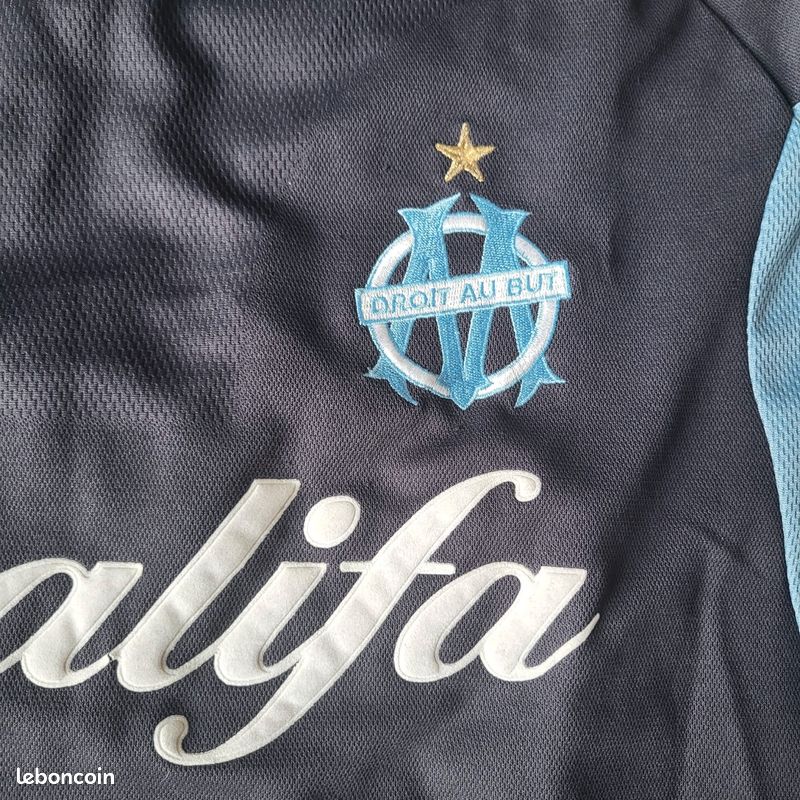 Maillot OM Olympique de Marseille saison 2001 2002 extérieur