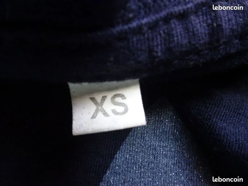 Tee shirt bleu marine "ADIDAS" T. XS (image 3)