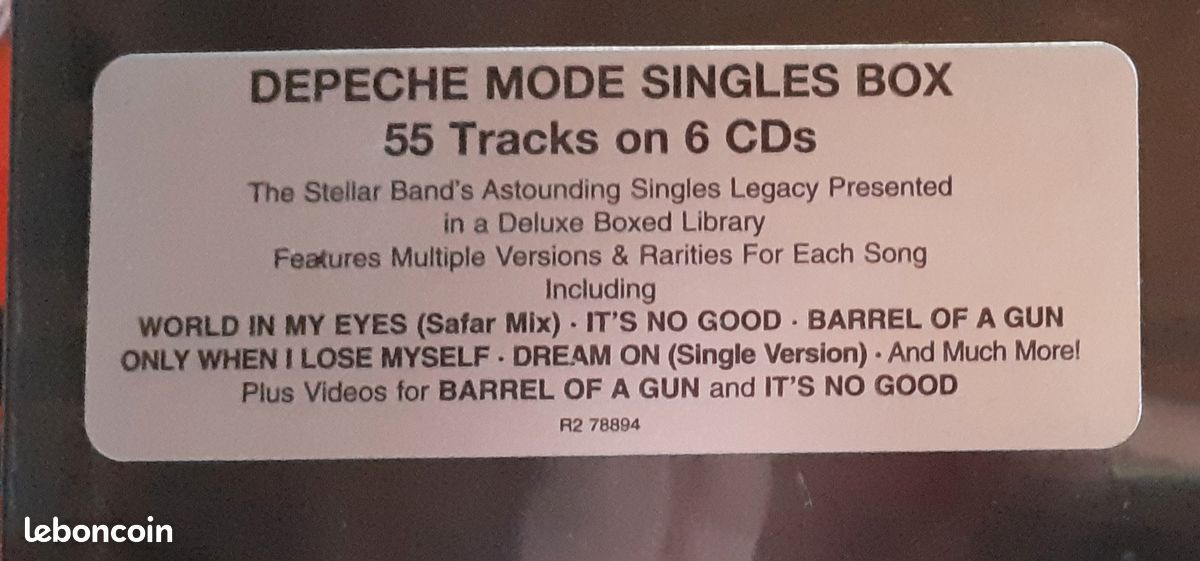 vape spitting liquid Depeche Mode – Singles Box 1 main image 1