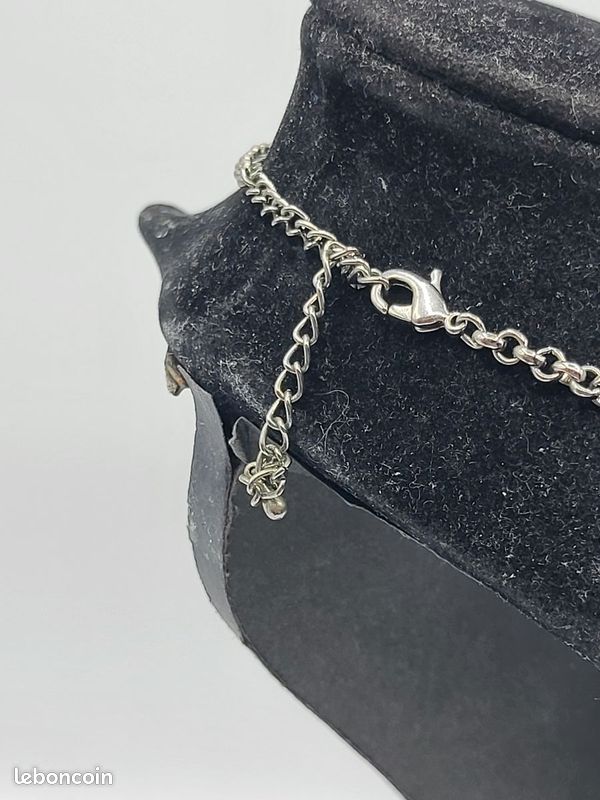 Collier Fantaisie Vintage Gros Maillons Chaîne Rétro Accessoire Bijoux