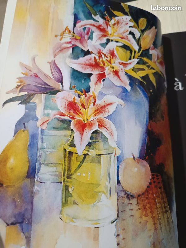 Fleurs à l'aquarelle de a à z (image 5)