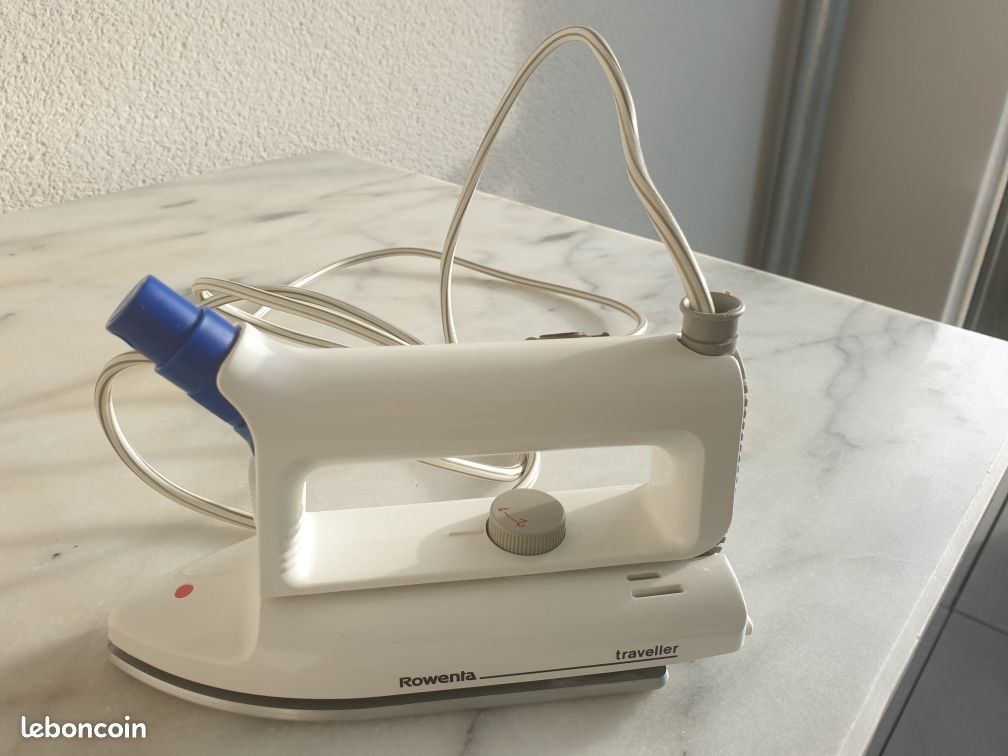 Fer à Repasser Vintage Rowenta E5049 - Modèle De Voyage - Accessoire En Boîte