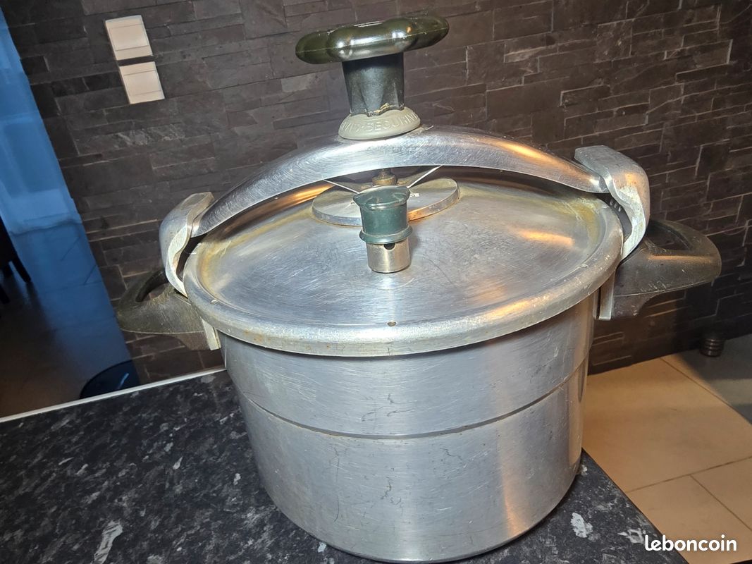Grande Cocotte-Minute SEB Aluminium 22L - Made In France, Vintage Années 60-80