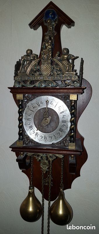 Horloge Hollandaise Vintage Années 70 – À Restaurer Ou Déco Industrielle
