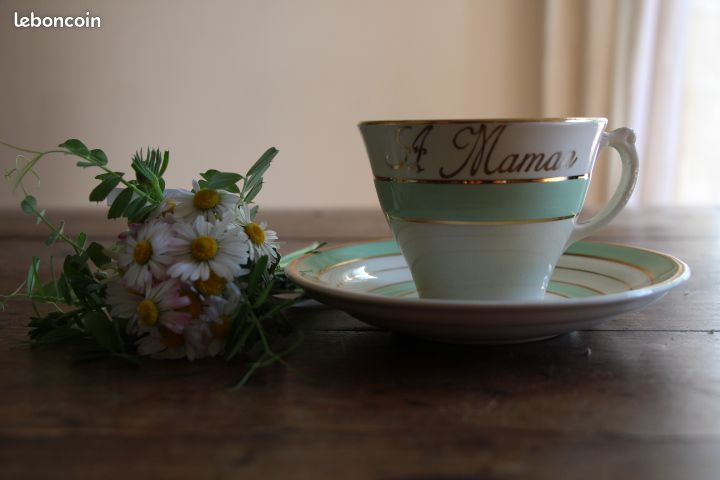 Tasse ancienne marquée "A Maman" (image 3)