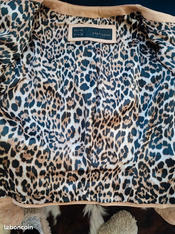 Veste en Cuir Zara (image 4)