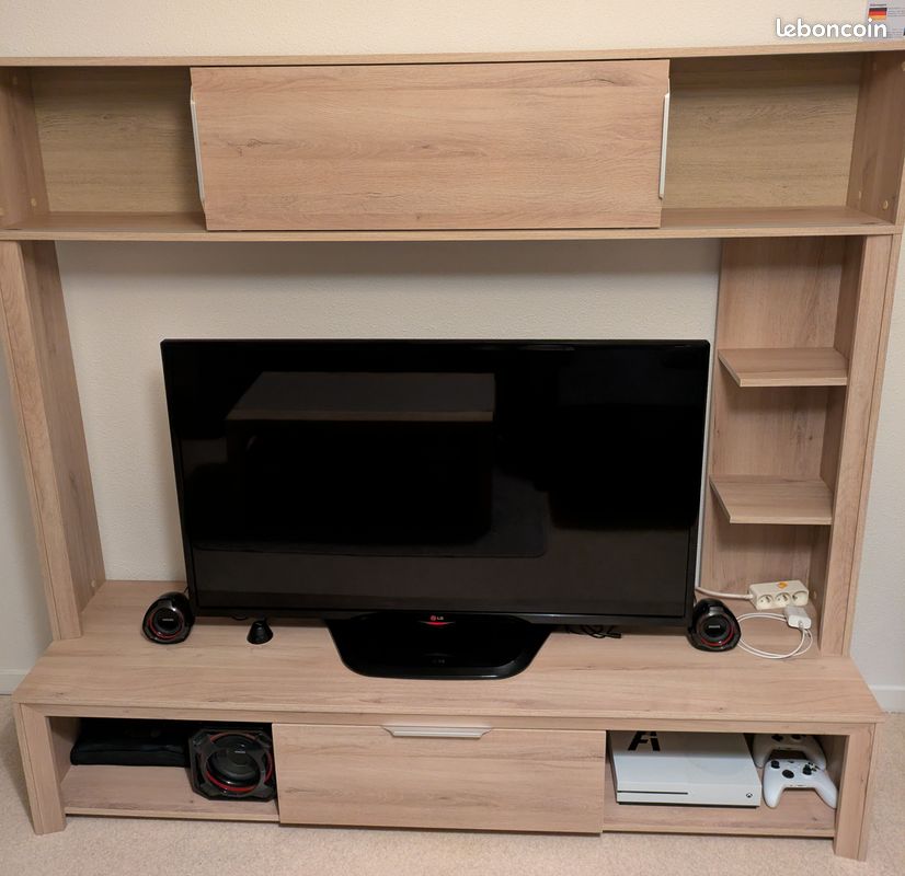 Meuble TV rangement en arche (image 1)