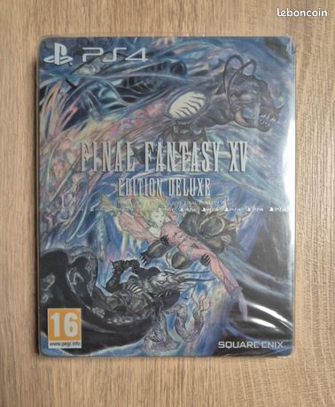 Final Fantasy XV Édition Deluxe PS4 complète + film Kingsglaive - Jeux vidéo