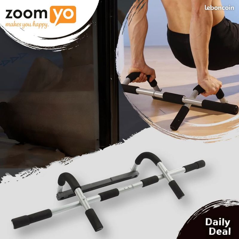 Achat Ultrasport Barre Traction, Support Porte, Entraîneur Haut Corps