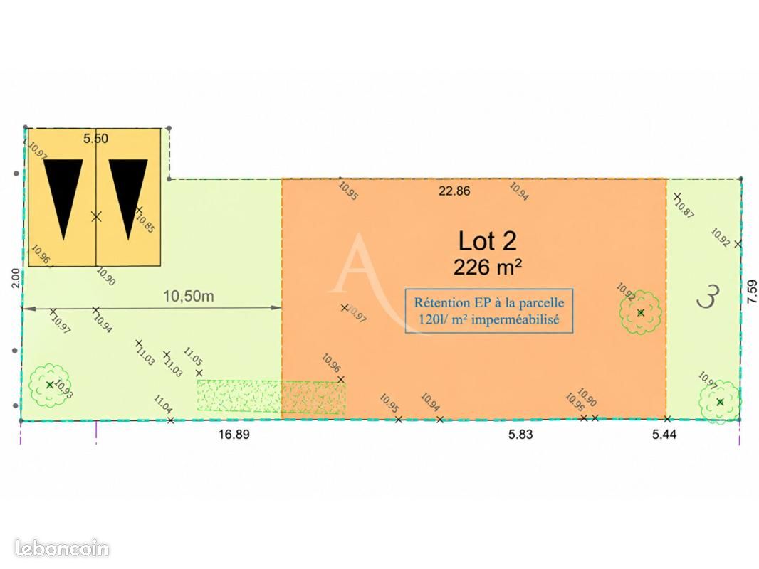 Terrain 226 m² Sete (image 3)