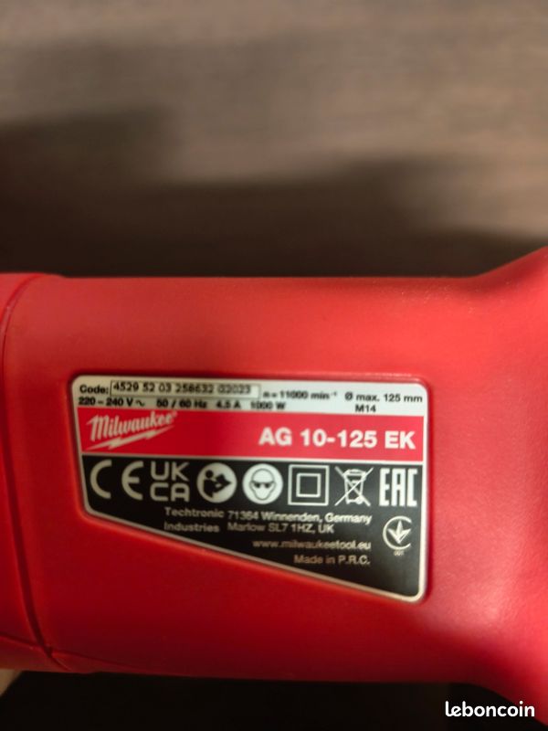 Disqueuse filaire milwaukee (image 3)