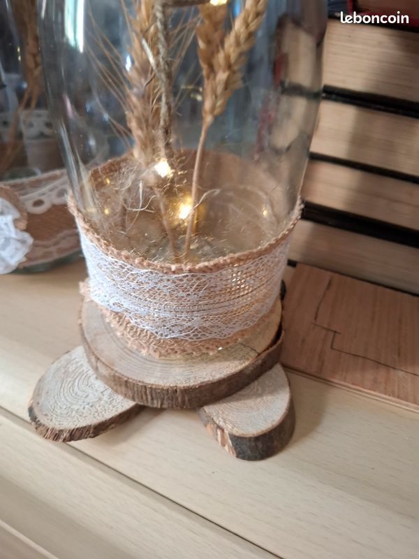 Support deco de table bois (image 2)