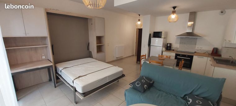 Location étudiante, charmant T1 à Anglet de 33m2 dans résidence récente sécurisée et au calme