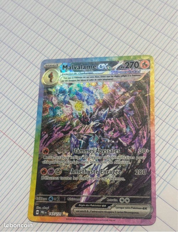 Carte malvalame ex SIR evolution prismatique (image 5)