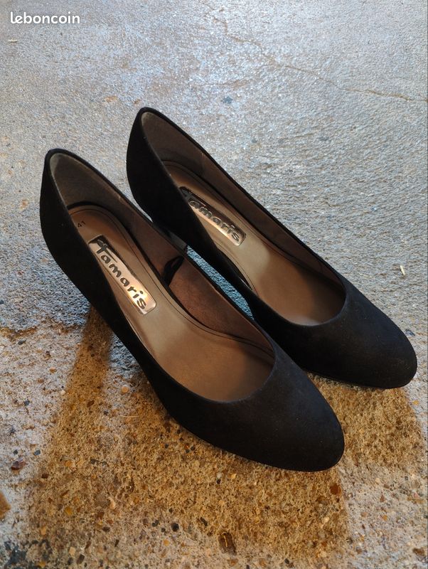 Talons noirs - Tamaris Pointure 41 presque neuve (image 1)