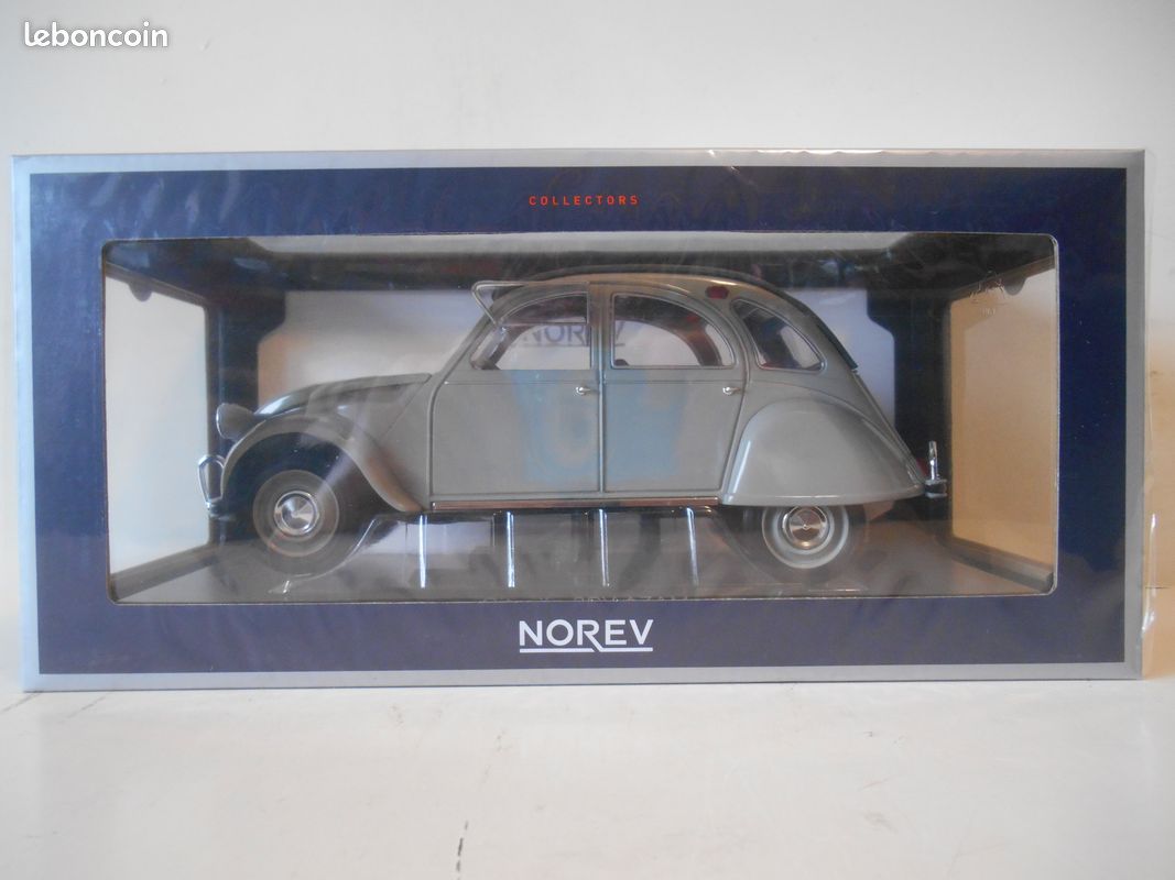 Norev Citroën 2CV AZAM Gris Rose – La Mini Deuche Trop Mignonne !