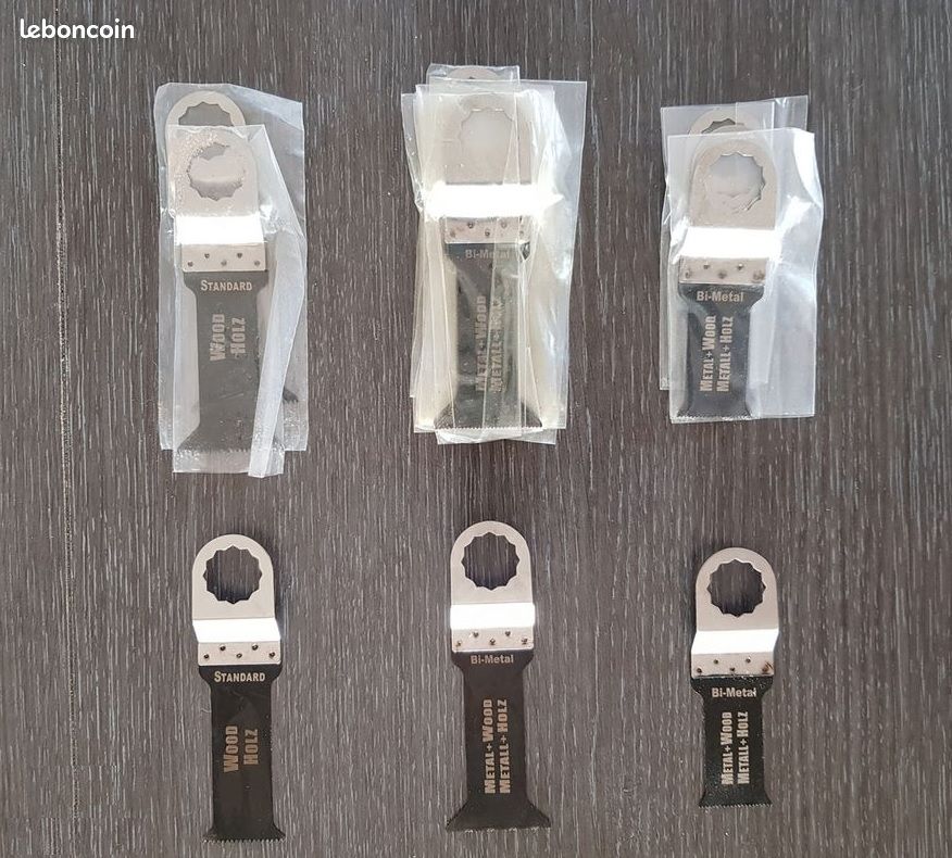 NEUVES - Lames à scie vibrante pour scie Fein Bi-métal et Standard - Différentes tailles (image 1)