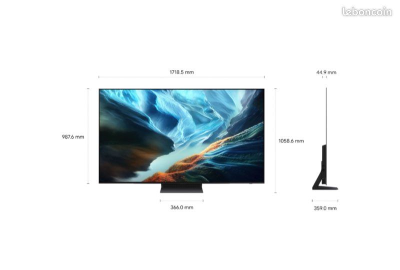 TV OLED SAMSUNG OLED TQ77S92H 77 pouces 196 CM Octobre 2026 Neuf dans emballage scellé , facture Darty (image 2)