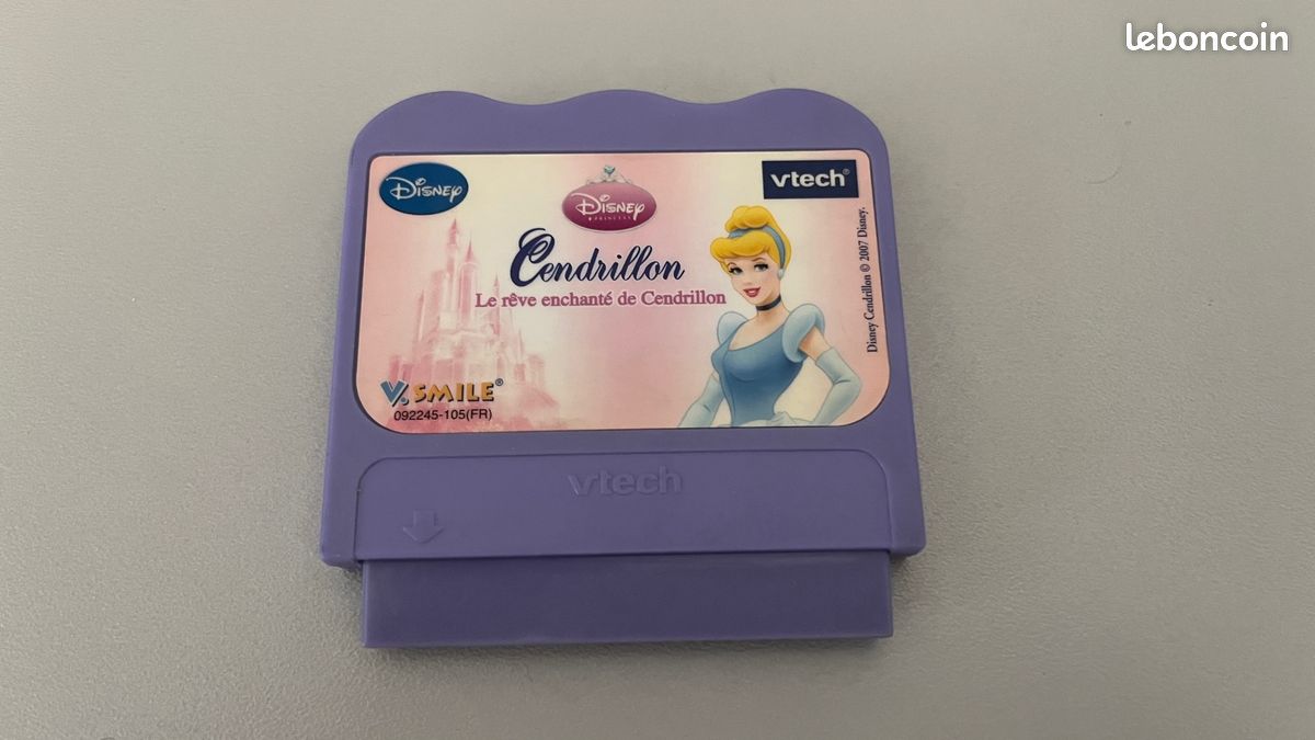 Cartouche V.Smile – Cendrillon, Le Rêve Enchanté – Jeu éducatif Dès 5 Ans – Lecture, Maths, Logique, Musique